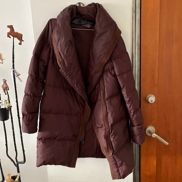 Vince shawl collar down puffer jacket/coat - Picture 8 of 10
